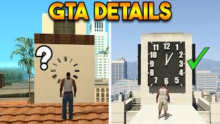 HIDDEN DETAILS FROM EVERY GTA GAME WHICH GTA IS REALISTIC [upl. by Burnie336]