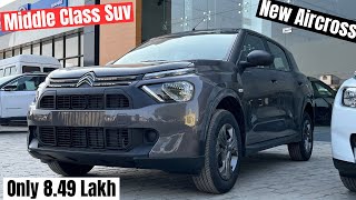 2024 New Budget Friendly SUV😍2024 New Citroen Aircross You base model❤️Features amp Detailed Review [upl. by Chadbourne]