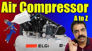 How to Select an Air Compressor How to use Compressor for painting Malayalam [upl. by Mehsah]