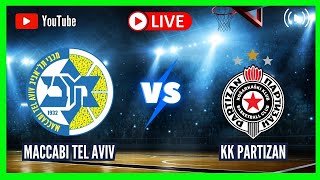 MACCABI TEL AVIV vs KK PARTIZAN LIVE EUROLEAGUE 20232024 ROUND 1 SCOREBOARD [upl. by Ettereve444]