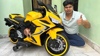 RC Honda CBR Bike Unboxing amp Testing  Ride on CBR Bike  Shamshad Maker 🔥🔥 [upl. by Meerek611]