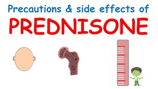 Prednisone  important precautions and side effects [upl. by Elna]