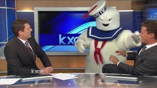 Stay Puft Marshmallow Man rolls in [upl. by Kamat771]