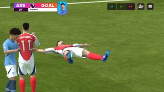 Arsenal vs Man City Fc mobile gameplay [upl. by Mcculloch]