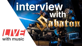 Live with Music Interview with SABATON  Amsterdam 2017 [upl. by Victory693]