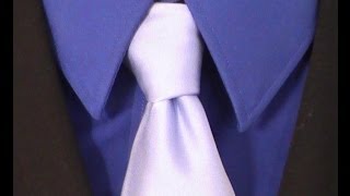 HOW TO TIE A TIE Oriental Necktie Knot [upl. by Ahsirtak]