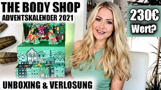 The Body Shop Adventskalender 2021  Unboxing amp Verlosung [upl. by Kennet]