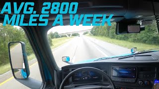 We have Been Rolling Great Miles to Drive at GP Transco Rookie Trucking Vlog [upl. by Anikal]