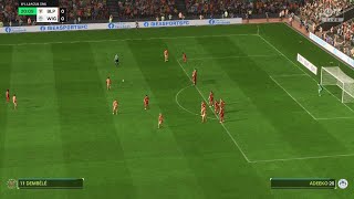 Blackpool FC vs Wigan Athletic  EFL League One  Jornada 14 Gameplay [upl. by Richers881]