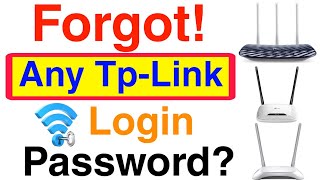 How to Reset TP Link WiFi Router Password  Forgot TP Link Router Password  Reset Admin Password [upl. by Linn]