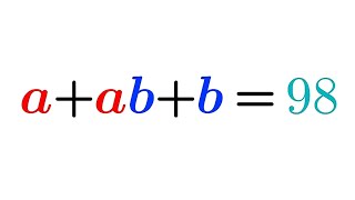 Trouve a et b deux entiers naturels  équation simple à résoudre [upl. by Atneciv]