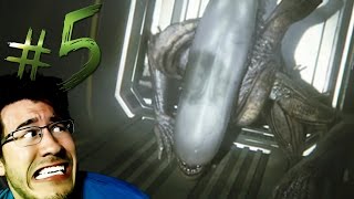 ALIENS ARE FREAKIN TERRIFYING  Alien Isolation  Part 5 [upl. by Beaner810]