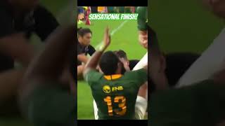 Sensational Finish lukhanyoam springboks allblacks rugby rugbyunion [upl. by Eberly]