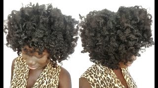 Voluminous Curls On Natural Hair [upl. by Ehr]