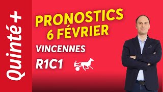 PRONOSTICS QUINTE DU 6 FÉVRIER À VINCENNES  IDYLLE EXPRESS VA FINIR FORT [upl. by Melina]