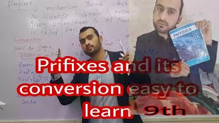 prefixes and there conversion easy way to learn 9th physics kpk [upl. by Harday]