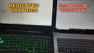 Dedicated vs integrated Graphics card explained [upl. by Careaga357]