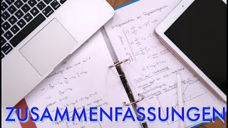 Zusammenfassungen Schreiben  Vorlesungen Nacharbeiten [upl. by Dick]