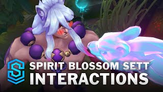 Spirit Blossom Sett Special Interactions [upl. by Oileduab272]