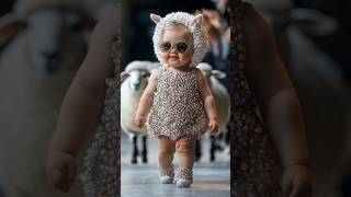 Baby Fashion Show in the Street Style [upl. by Yroffej]