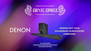 Tamil DENON  DHT S316 SOUNDBARSUBWOOFER  Unboxing amp Spec Review [upl. by Yrelav]