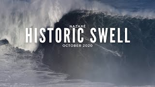 Nazaré Giant Historic Swell Highlights [upl. by Airamas863]