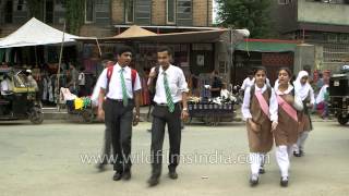 Boys and girls of Tyndale Biscoe School in Srinagar [upl. by Cirdla128]