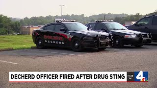 Decherd officer fired after drug sting [upl. by Royce167]