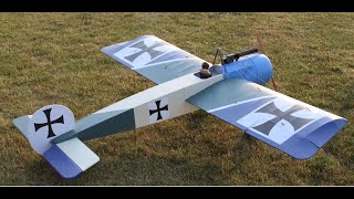 Fokker Eindecker 1 4 scale [upl. by Ihcelek100]