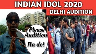 INDIAN IDOL 2020  DELHI AUDITION indianidol delhiaudition indianidol2020 [upl. by Ellocin]