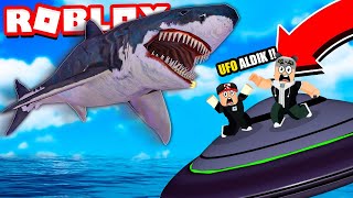 Ufo Gemisi Aldık  Köpek Balığı Peşimizde  Panda ile Roblox SharkBite 2 [upl. by Joly]