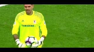 Victor Valdes vs Arsenal Visitante 1617Premier League [upl. by Crissy]