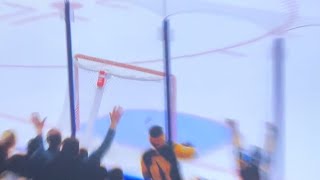 Pens Goalie Scores Goal [upl. by Bunting]