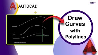 How to draw curves with polylines in AutoCAD [upl. by Nonnairb]