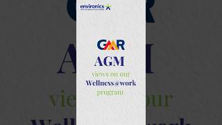 Hear what AGM of GMR has to say about our wellnesswork initiative gmrgroup Environics [upl. by Blynn]