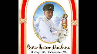 The Funeral of the late Barrie Fenton Ramcharan [upl. by Eenwahs]