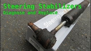 STEERING STABILIZER  Diagnose and Replace [upl. by Kemeny]