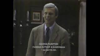 George Plimpton 1981 Mattel Intellivision Commercial [upl. by Ulric247]