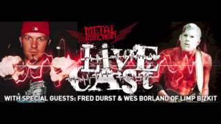 LIMP BIZKITs Fred Durst amp Wes Borland Awkward Interview on the Metal Injection Livecast [upl. by Kcirtemed]