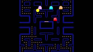 Arcade Game PacMan 1980 Namco Midway License for US release [upl. by Rebmit958]