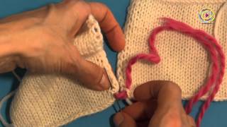 Tutorial zu den Grundlagen Fertigstellung eines Strickstückes  Zusammennähen [upl. by Washington]