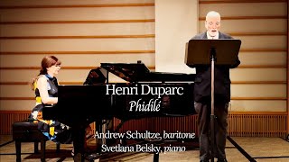 Henri Duparc Phidylé [upl. by Niamreg]