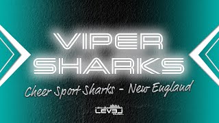 Cheer Sport Sharks New England Viper Sharks 20232024 [upl. by Nelac338]