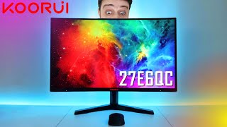 Koorui 27E6QC  A Budget 1440p 144Hz Monitor you Should Consider [upl. by Marvin]