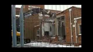 Moseley School Demolition College Road East Wing Buildings0001wmv [upl. by Alden]