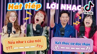 HÁT TIẾP NHẠC TIKTOK Cũng là nhạc chúng tôi nhảy mọi khi nhưng sao nó lạ lắm [upl. by Ueik44]