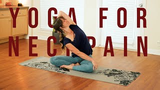 Yoga For Neck and Shoulder Pain  Safe Easy amp Gentle Neck Stretches for Beginners  20 Minutes [upl. by Okihsoy]