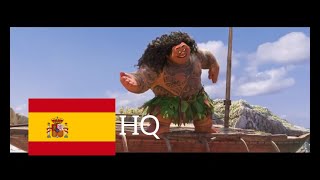 MoanaVaiana  Youre Welcome Castilian Spanish HQ [upl. by Nonnahsed]