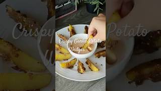 Crispy Garlic Potato Wedges [upl. by Atiner]