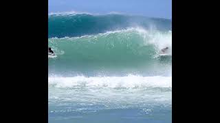 The Outer Reef Hawaii😱 surf reef outerreef reef bigwaves huge massive waves wsl surfing [upl. by Xonel]